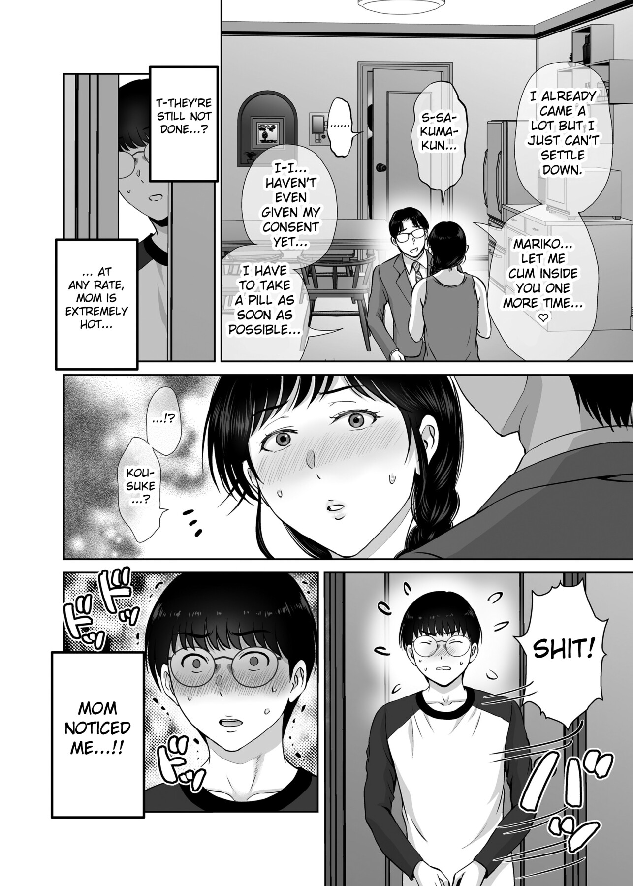 Hentai Manga Comic-The story of how my busty mother cums over and over again with an old man's raw dick right in front of me-Read-32
